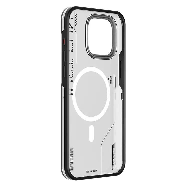 iPhone 16 Pro Max MagSafe Uyumlu Çıkarılabilir Arka Yüzeyli Kılıf - Youngkit Mecha