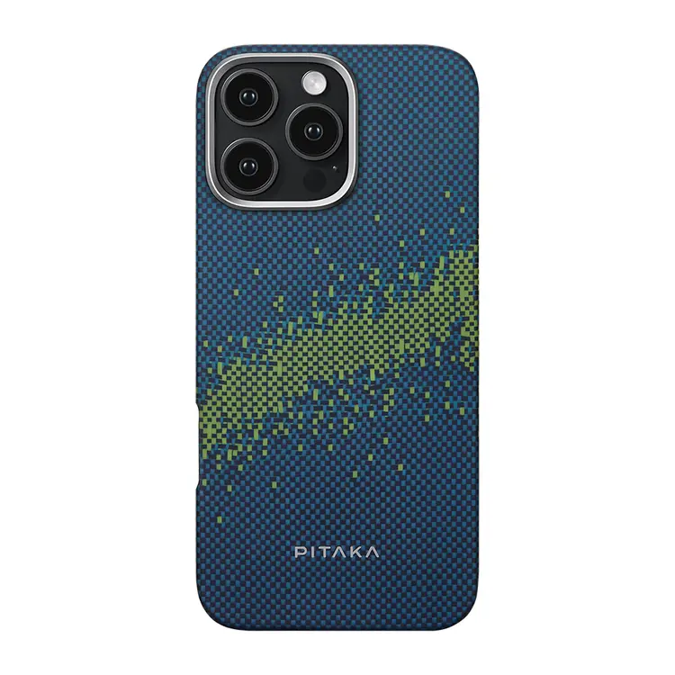 iPhone 16 Pro Max MagSafe Uyumlu Aramid Fiber Kılıf - Pitaka Starpeak