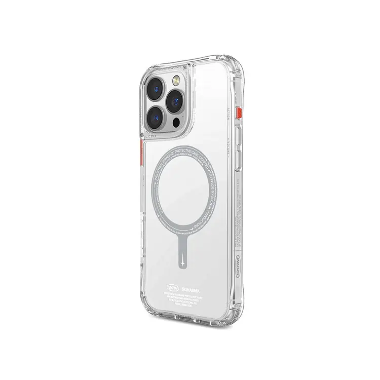 iPhone 16 Pro Max MagSafe Uyumlu Şeffaf Kılıf - Skinarma Saido