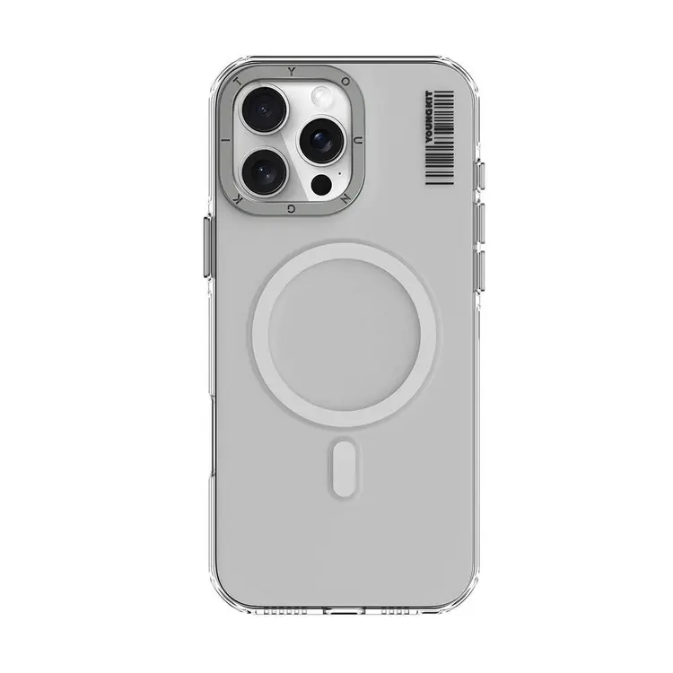 iPhone 16 Pro Max MagSafe Uyumlu Şeffaf Kılıf - Youngkit Crystal Shield