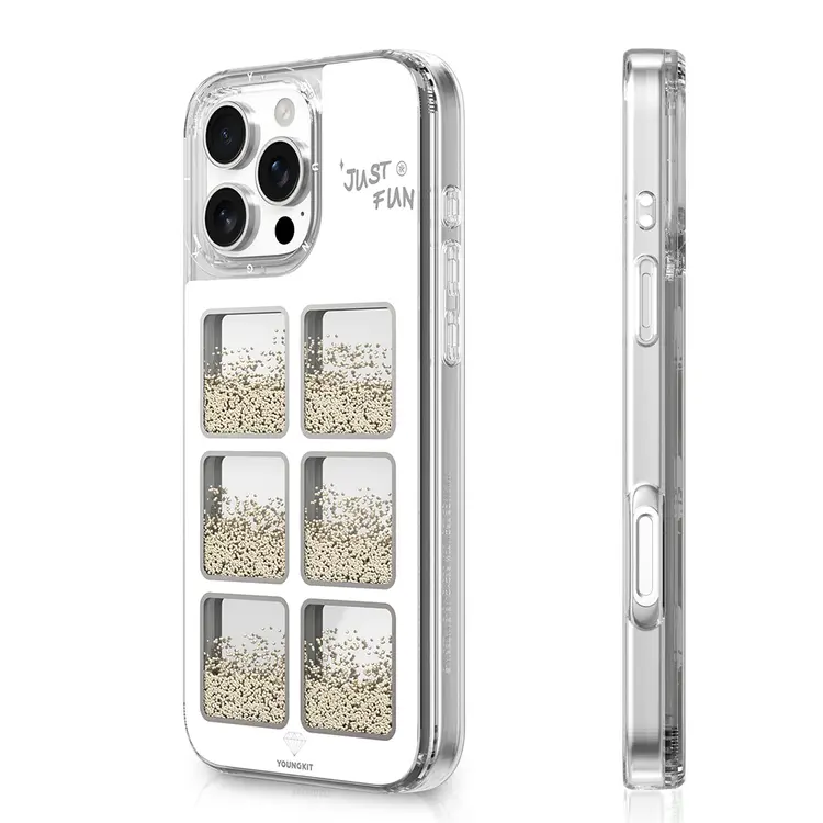 iPhone 16 Pro Max Aynalı ve Boncuklu Kılıf - Youngkit Spirit