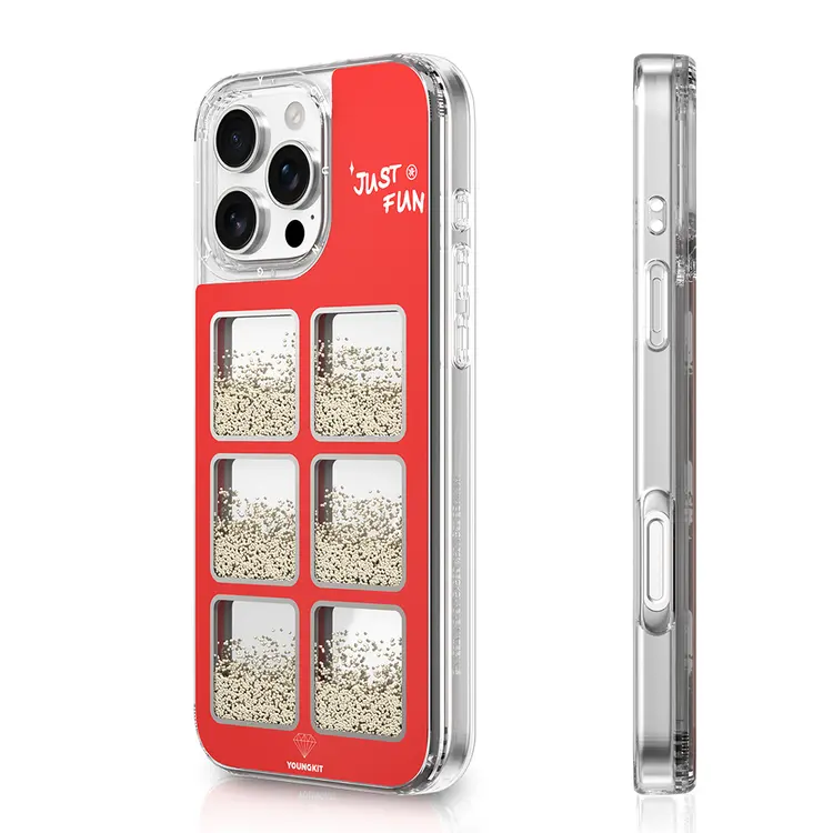 iPhone 16 Pro Max Aynalı ve Boncuklu Kılıf - Youngkit Spirit