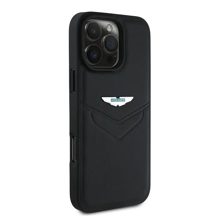 iPhone 16 Pro Max Aston Martin Lisanslı PU Deri Kılıf - Victory