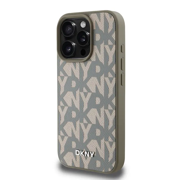 iPhone 16 Pro Max MagSafe Uyumlu Kılıf - DKNY Grid Pattern