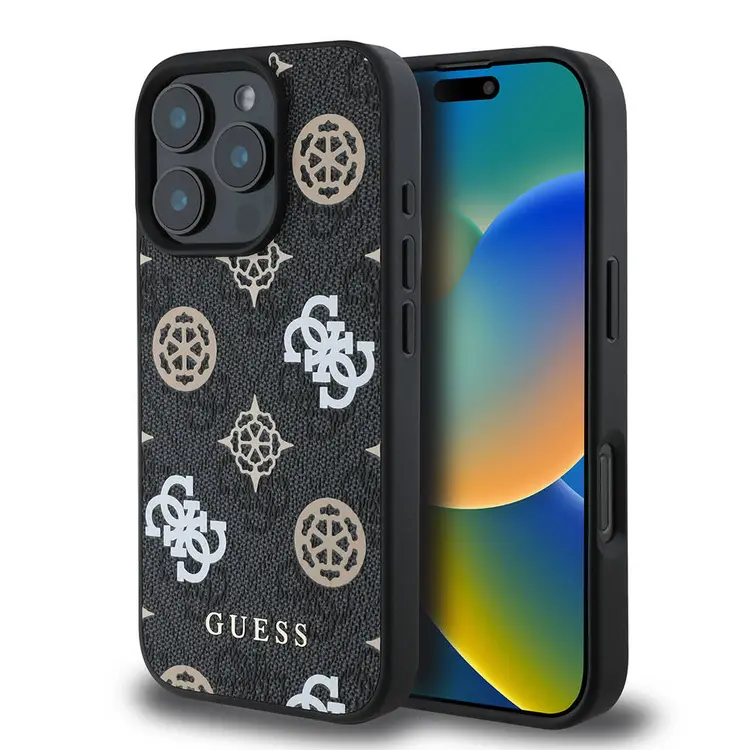 iPhone 16 Pro Max MagSafe Uyumlu 4G Desenli Kılıf - Guess Peony