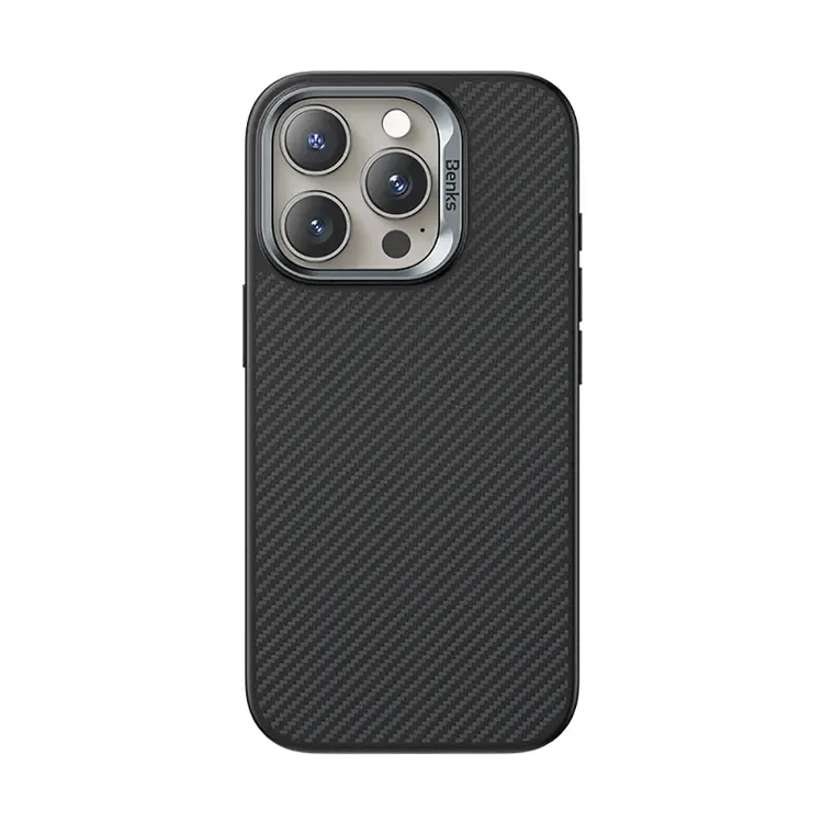 iPhone 16 Pro Max MagSafe Uyumlu Kevlar Kılıf - Benks Hybrid ArmorPro