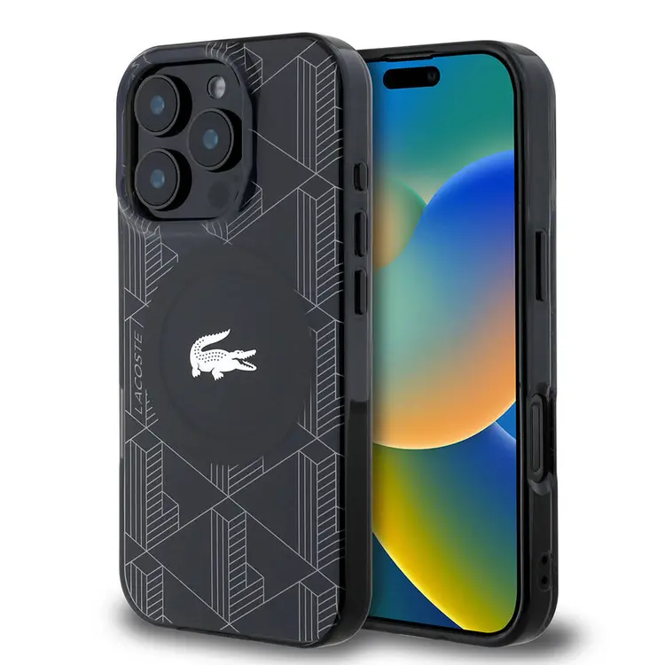 iPhone 16 Pro Max MagSafe Uyumlu IML Baskılı Kılıf - Lacoste Lisanslı