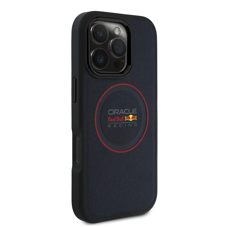 iPhone 16 Pro Max MagSafe Uyumlu PU Deri Kılıf - Red Bull Lisanslı