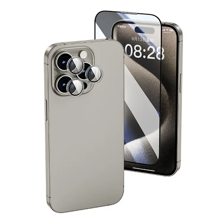 iPhone 16 Pro Max Ekran ve Kamera Lens Koruyucu Set - Wiwu Wi-IP002