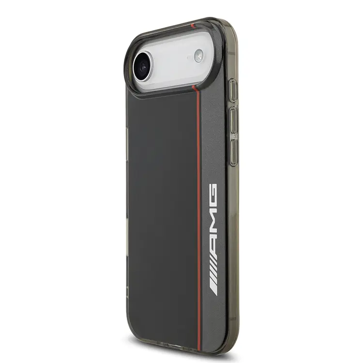 Apple iPhone 17 Air Kılıf AMG Orjinal Lisanslı M-safe Şarj Özellikli IML Baskı Logolu Çift Katmanlı Bow Lines Kapak