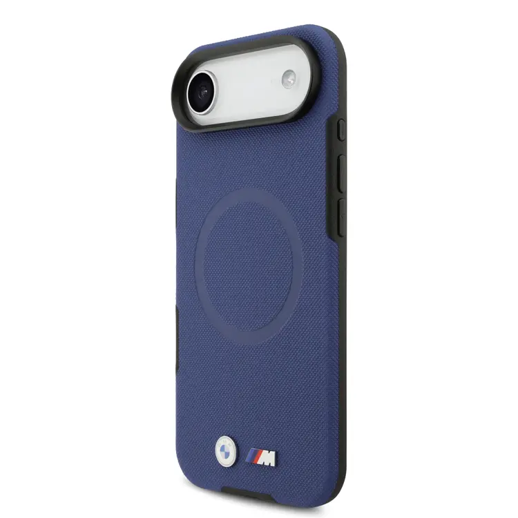 Apple iPhone 17 Air Kılıf BMW Orjinal Lisanslı M-safe Şarj Özellikli Metal Logolu Delikli M Dizayn Deri Kapak