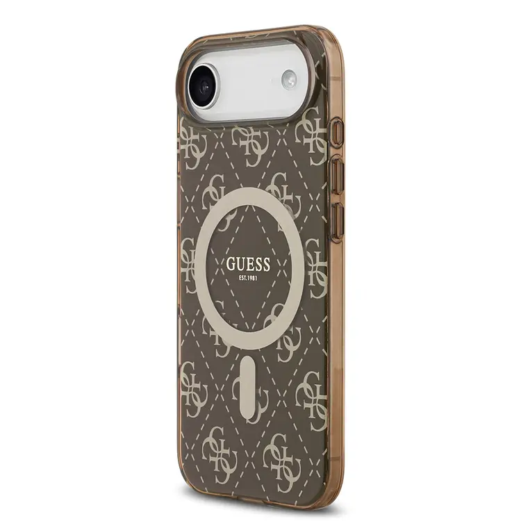 iPhone 17 Air MagSafe Uyumlu IML Baskılı Kılıf - Guess 4G Logolu