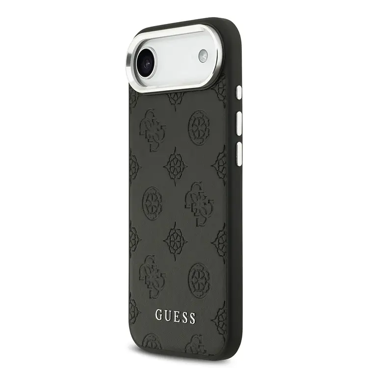 iPhone 17 Air MagSafe Uyumlu PU Deri Kılıf - Guess Peony