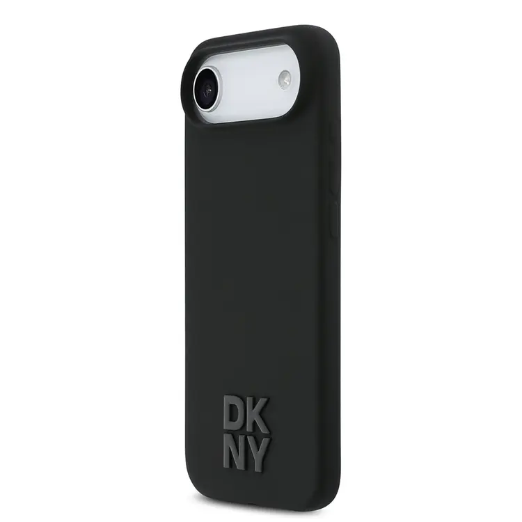 iPhone 17 Air MagSafe Uyumlu Silikon Kılıf - DKNY Metal Logolu