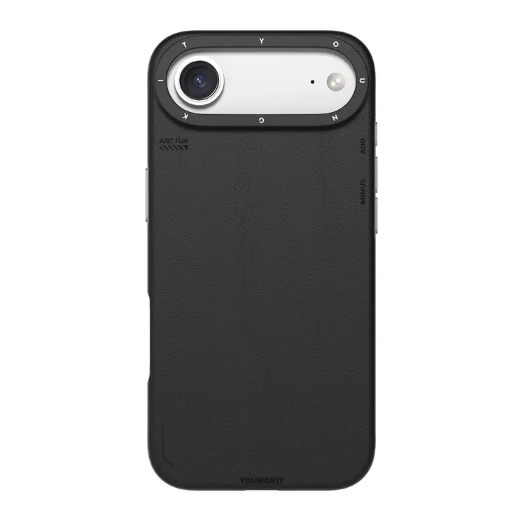 iPhone 17 Air MagSafe Uyumlu Mat Deri Desenli Kılıf - Youngkit Tech Fashion