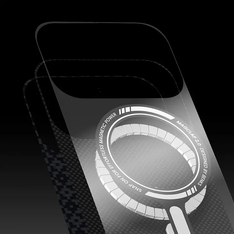 iPhone 17 Air MagSafe Uyumlu Kevlar Karbon Kılıf - Benks ArmorAir ArmorGrid