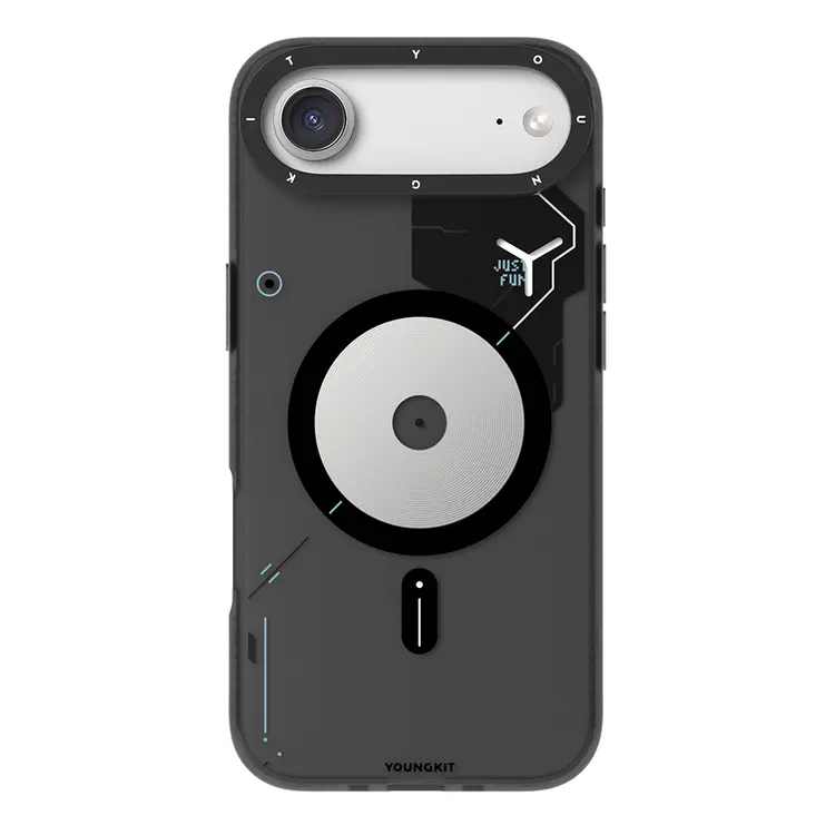 iPhone 17 Air MagSafe Uyumlu Disk Desenli Kılıf - Youngkit Disc Battle