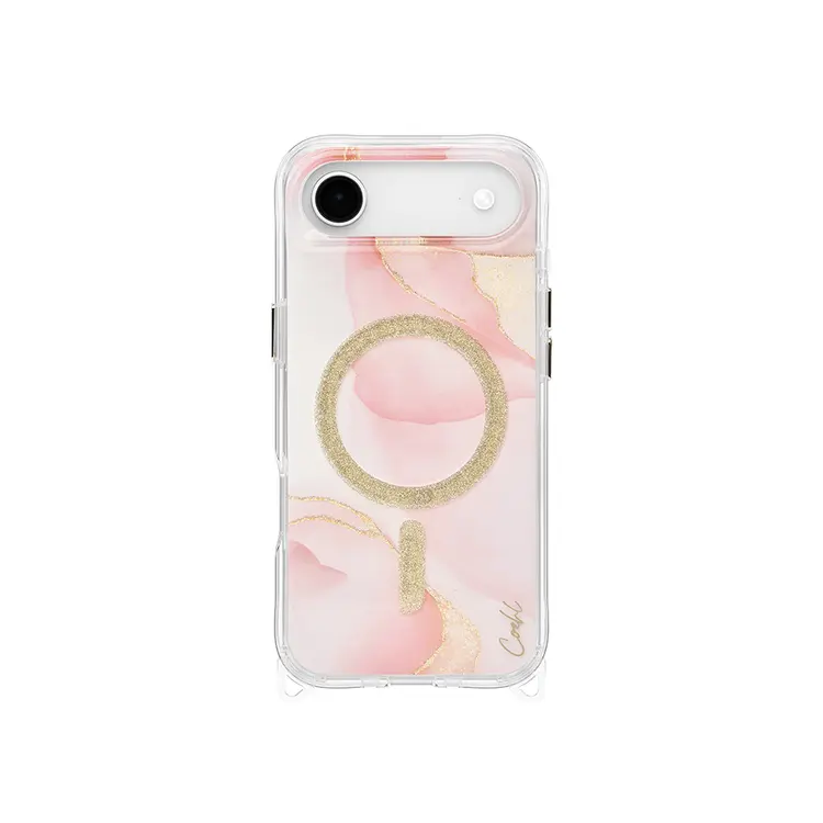 Apple iPhone 17 Air Kılıf M-safe Şarj Özellikli Simli Magnetik Coehl Aeris Kapak