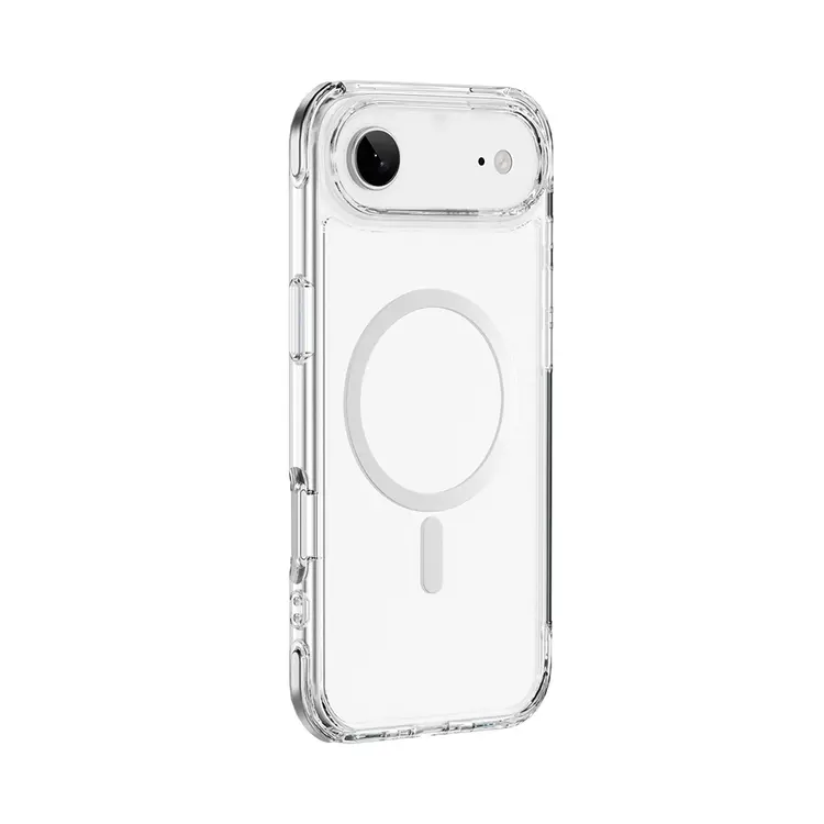 iPhone 17 Air MagSafe Uyumlu Şeffaf Kılıf - Wiwu MCC-702 Titanyum Pro