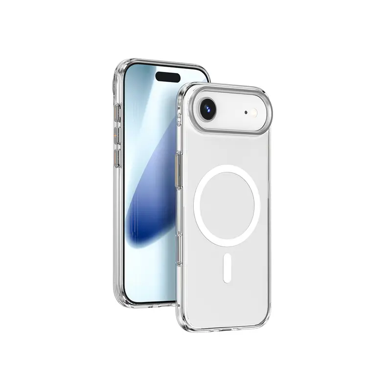 iPhone 17 Air MagSafe Uyumlu Şeffaf Sert PC Kılıf - Wiwu YXK-208 Invisible