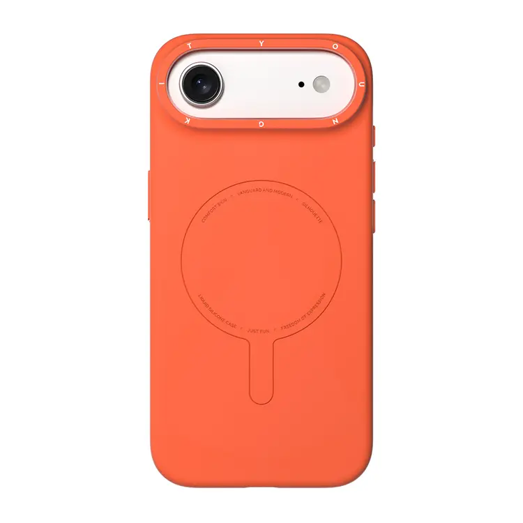 iPhone 17 Air MagSafe Uyumlu Silikon Kılıf - Youngkit Morandi