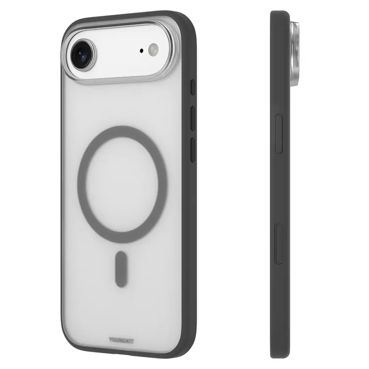 Apple iPhone 17 Air Kılıf M-safe Şarj Özellikli Youngkit Clear Serisi Kapak