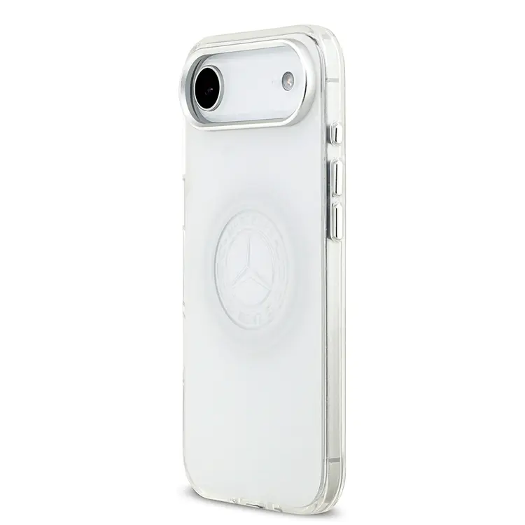 Apple iPhone 17 Air Kılıf Mercedes Benz Orjinal Lisanslı M-safe Şarj Özellikli Buzlu PC Nostaljik Yıldız Dizayn Kapak