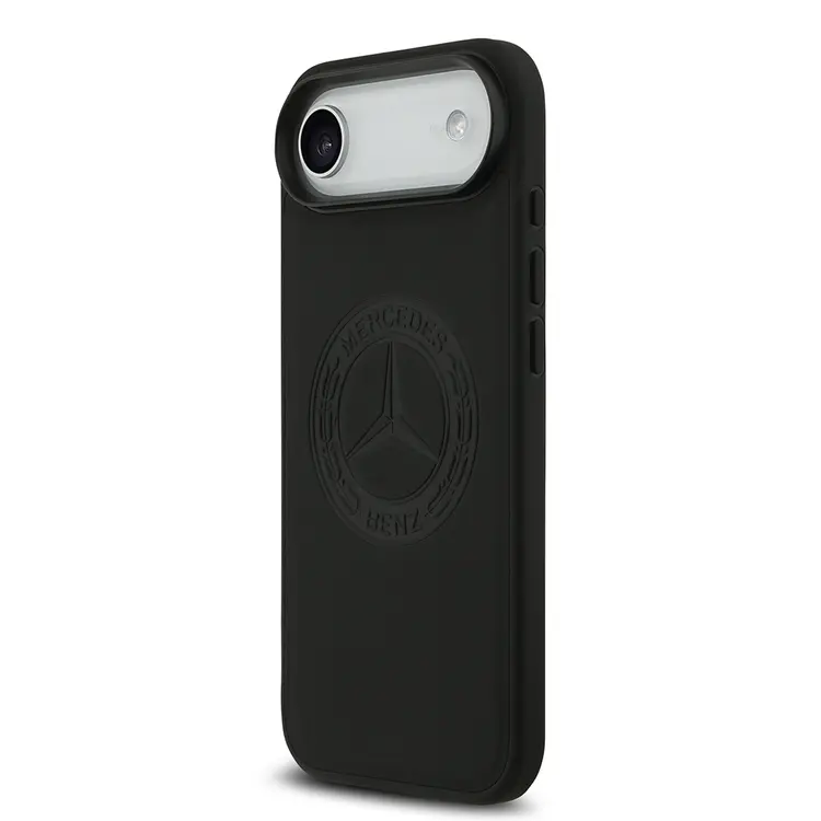 iPhone 17 Air MagSafe Uyumlu Hakiki Deri Kılıf - Mercedes Benz Nostaljik Yıldız