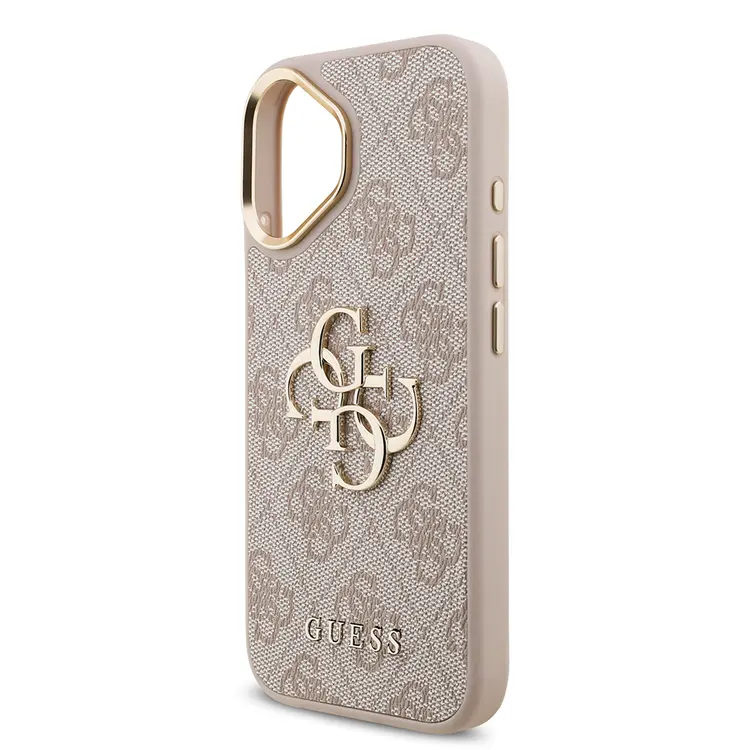 iPhone 17 Askılı Kılıf, Büyük Metal Logolu - Guess 4G
