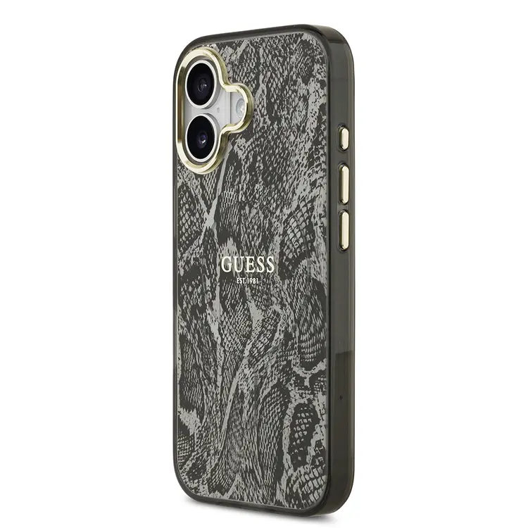 iPhone 17 MagSafe Uyumlu Python Desenli Kılıf - Guess Lisanslı