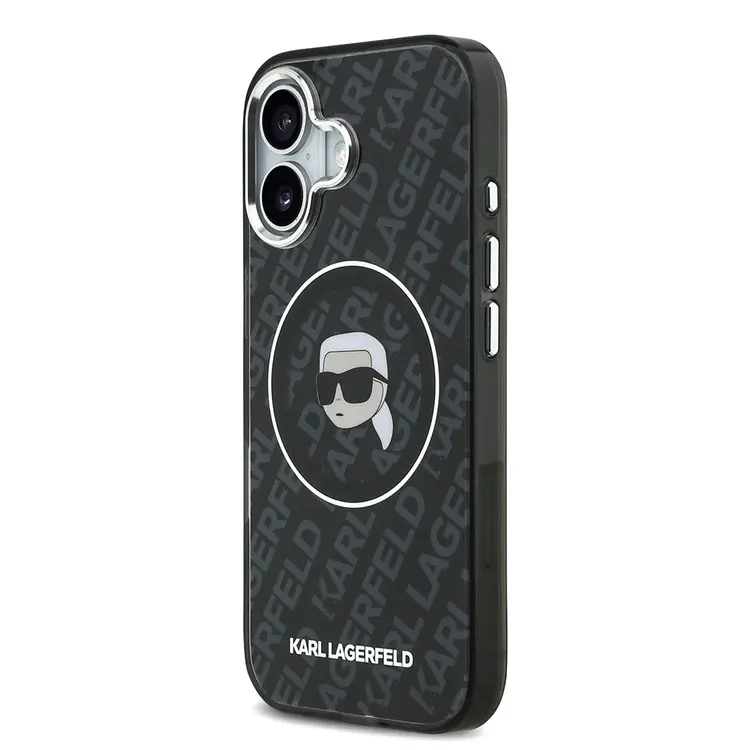 Apple iPhone 17 Kılıf Karl Lagerfeld Orjinal Lisanslı IML Baskılı KL Heads Kapak
