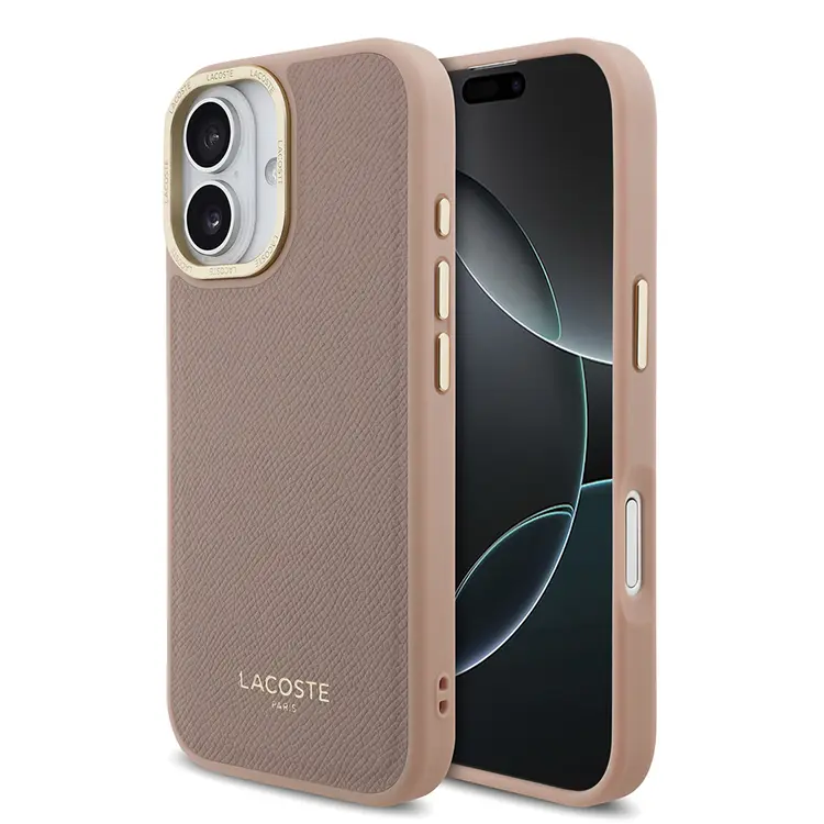 iPhone 17 MagSafe Uyumlu PU Deri Kılıf - Lacoste Champs Elysees
