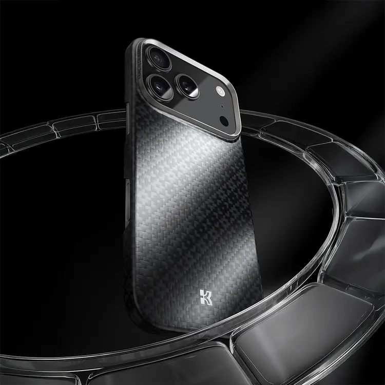 iPhone 17 MagSafe Uyumlu Kevlar Karbon Kılıf - Benks ArmorAir ArmorGrid