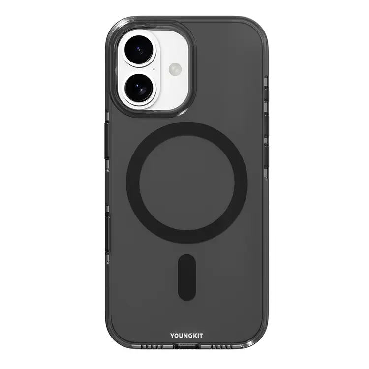 iPhone 17 MagSafe Uyumlu Şeffaf Kılıf - Youngkit Crystal Shield