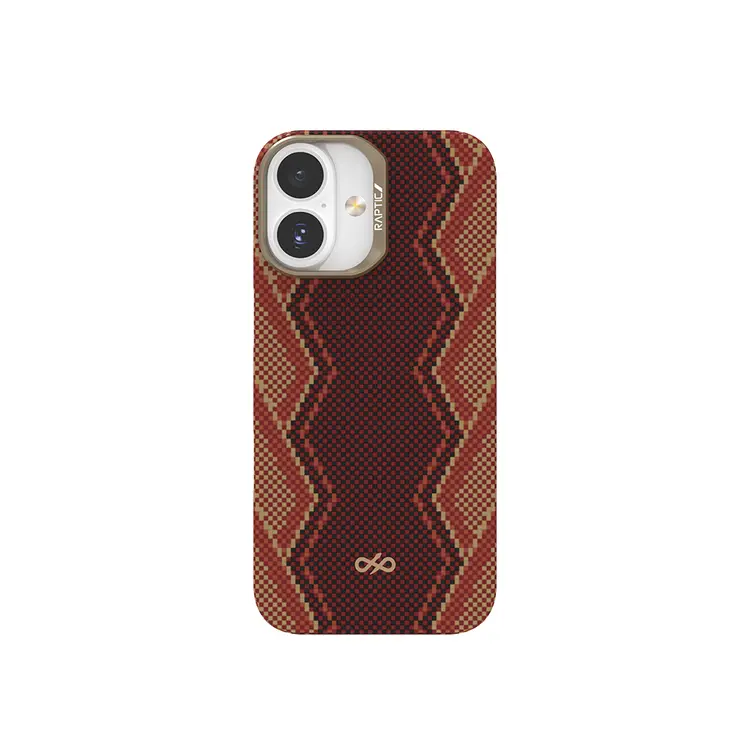 iPhone 17 MagSafe Uyumlu Aramid Fiber Kılıf - Raptic Aramid Skin Bionic