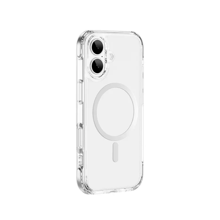 iPhone 17 MagSafe Uyumlu Şeffaf Kılıf - Wiwu MCC-702 Titanyum Pro