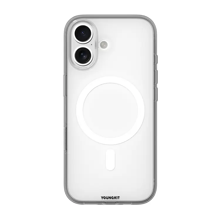 Apple iPhone 17 Kılıf M-safe Şarj Özellikli Youngkit Clear Serisi Kapak