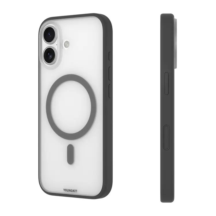 Apple iPhone 17 Kılıf M-safe Şarj Özellikli Youngkit Clear Serisi Kapak