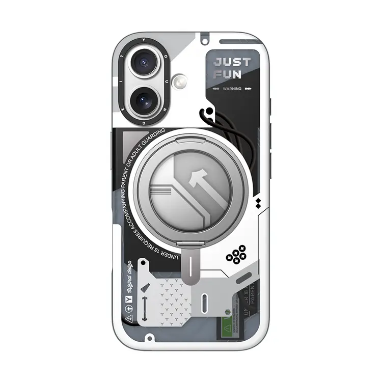 iPhone 17 MagSafe Uyumlu Halka Standlı Kılıf - Youngkit Starship
