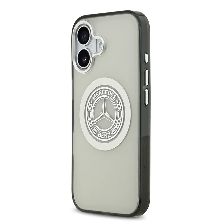 iPhone 17 MagSafe Uyumlu Çift Katmanlı PC Kılıf - Mercedes Benz Nostaljik Yıldız
