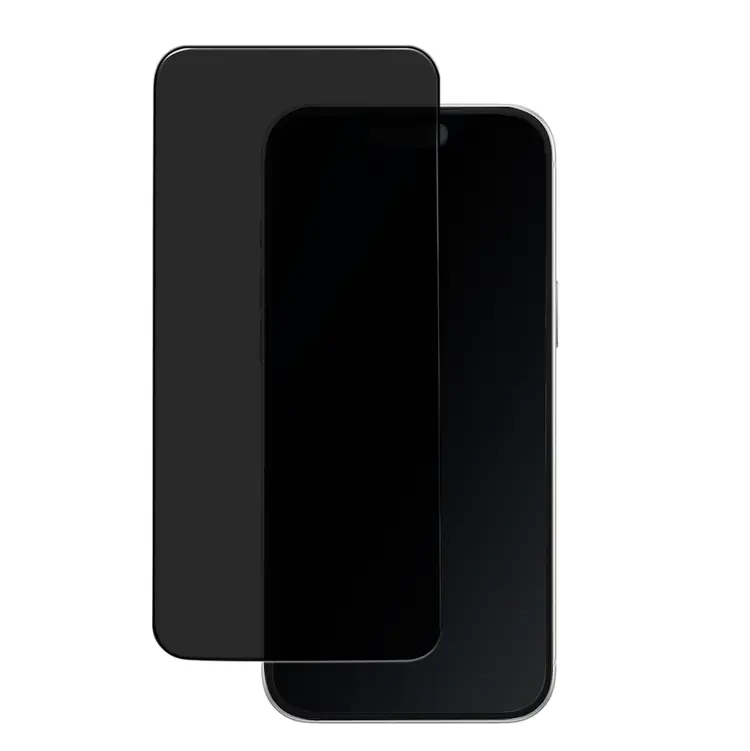 Apple iPhone 17 Mohseven M7 Privacy Sapphire Coating Temperli Cam Ekran Koruyucu + Kolay Uygulama Aparatı