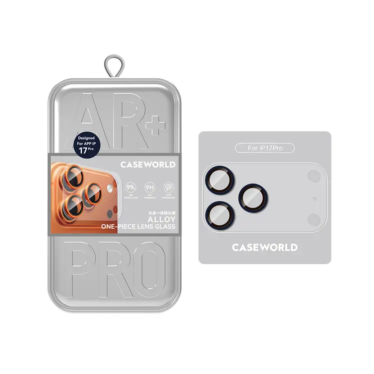 iPhone 17 Pro Kamera Lens Koruyucu - CaseWorld Alloy One-Piece