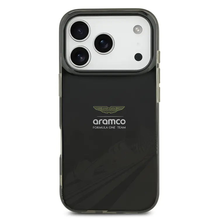 Apple iPhone 17 Pro Kılıf Aston Martin Orjinal Lisanslı M-safe Şarj Özellikli IML Baskı Logolu Formula Tasarımlı Kapak