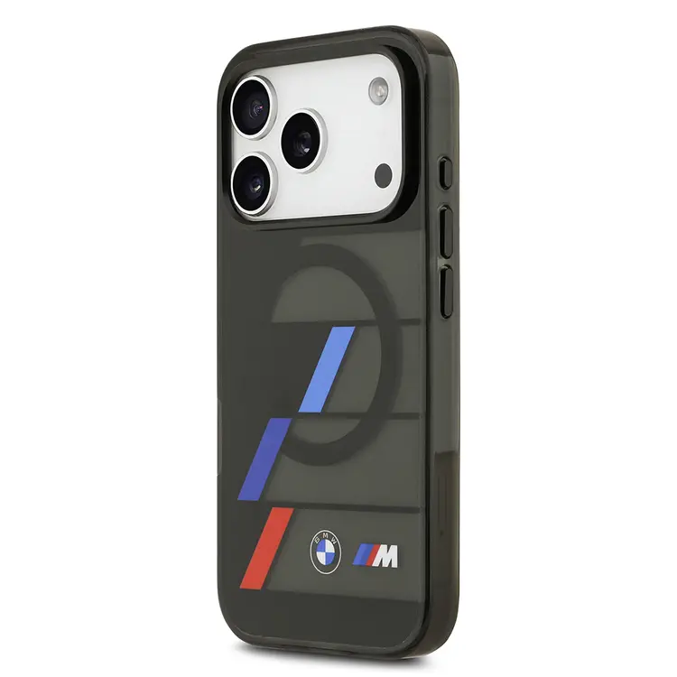 Apple iPhone 17 Pro Kılıf BMW Orjinal Lisanslı M-safe Şarj Özellikli IML Baskılı Üç Renkli M Dizayn Kapak