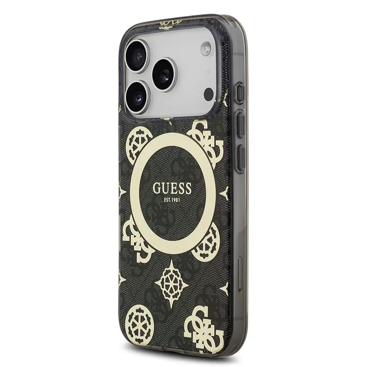 iPhone 17 Pro MagSafe Uyumlu IML Desenli Kılıf - Guess Peony