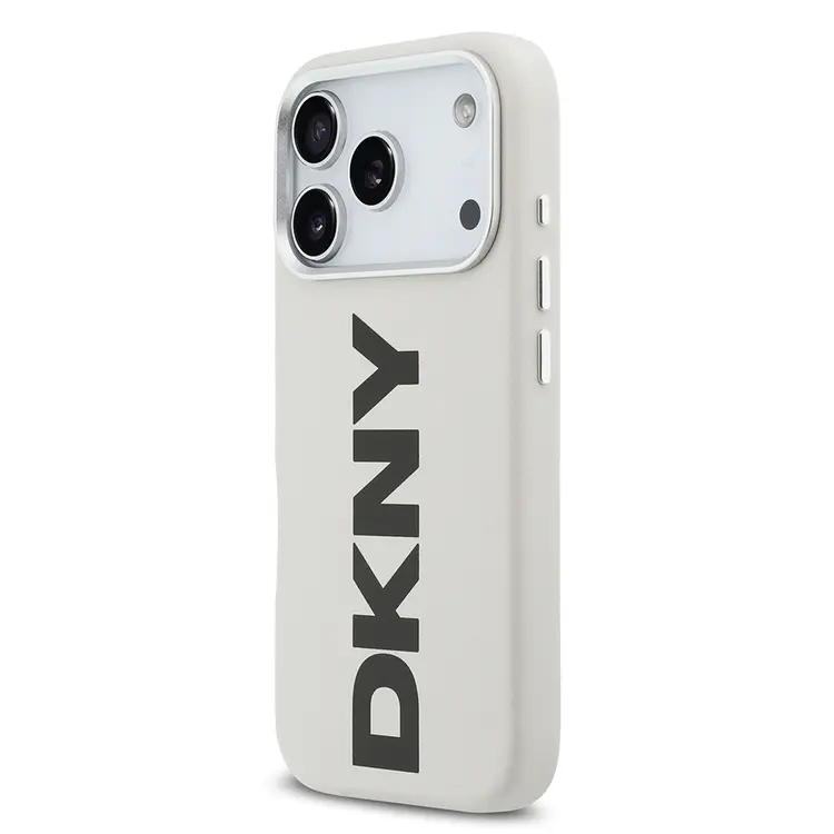 iPhone 17 Pro MagSafe Uyumlu PU Kılıf - DKNY Büyük Dikey Logo