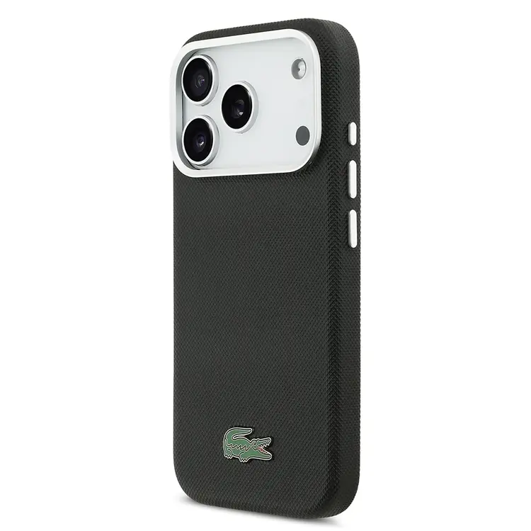 iPhone 17 Pro MagSafe Uyumlu Pike Desenli Kılıf - Lacoste Lisanslı