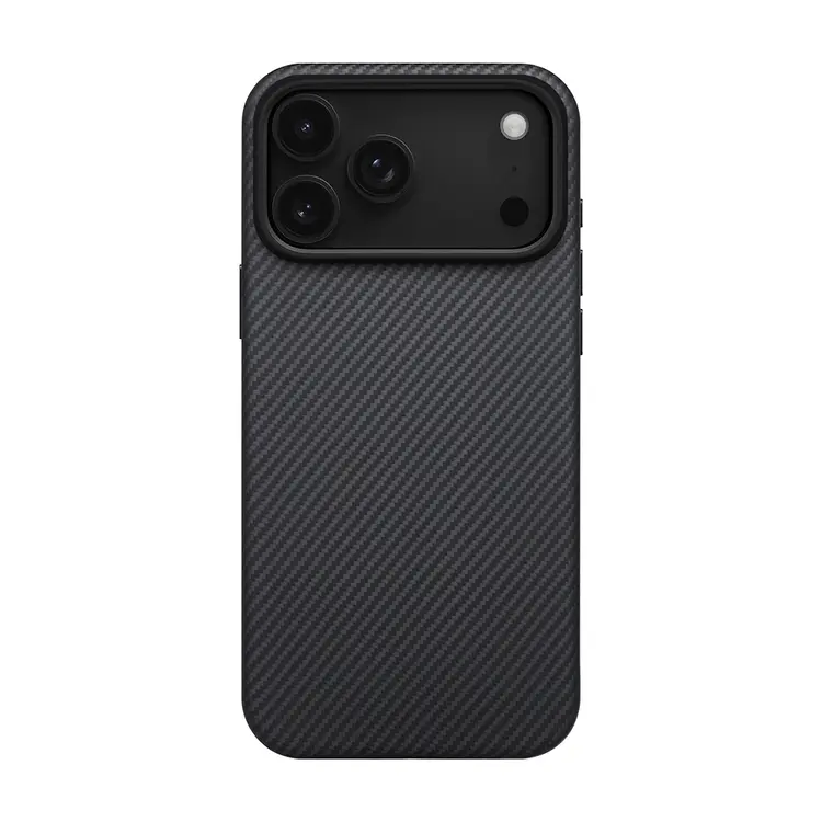 iPhone 17 Pro MagSafe Uyumlu Aramid Fiber Kılıf - Pitaka Military-Grade Classic