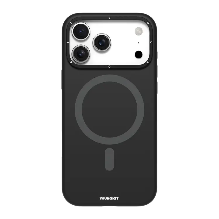 iPhone 17 Pro MagSafe Uyumlu Kamera Standlı Kılıf - Youngkit Gel Cream