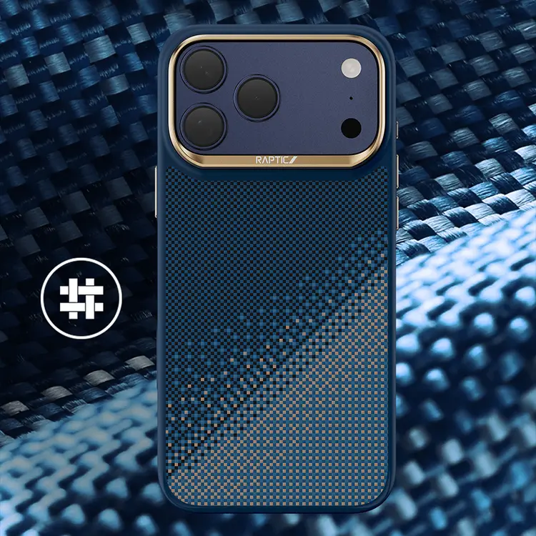 iPhone 17 Pro MagSafe Uyumlu Aramid Kılıf - Raptic Dual Serenity